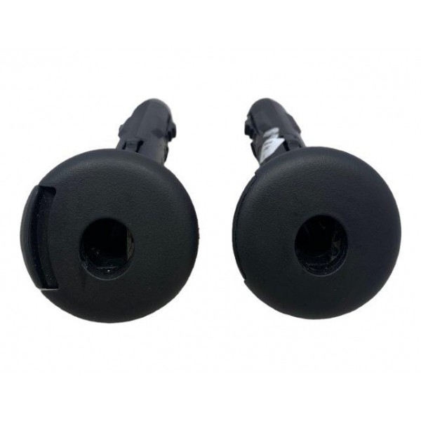 Par Guia Encosto Cabeça Traseiro Esquerdo Onix 1.0 Plus 2021 Preto