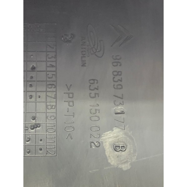 Acabamento Suporte Tampão Bagagito Citroen Ds3 1.6 Thp 2013