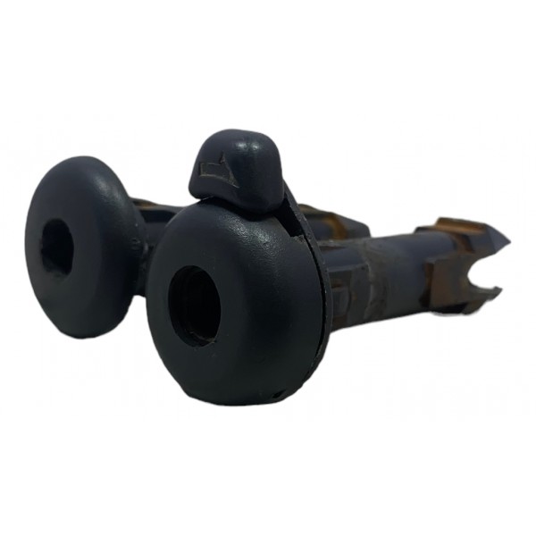 Par Guia Encosto Cabeça Dianteiro Passageiro Subaru Gc 1998 Preto