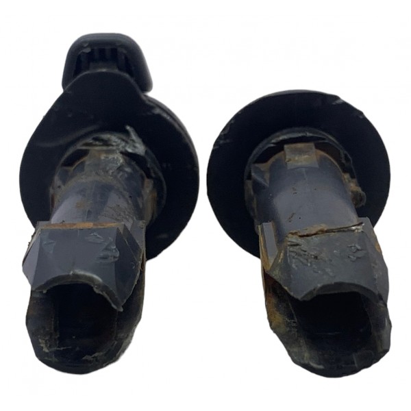 Par Guia Encosto Cabeça Dianteiro Passageiro Subaru Gc 1998 Preto