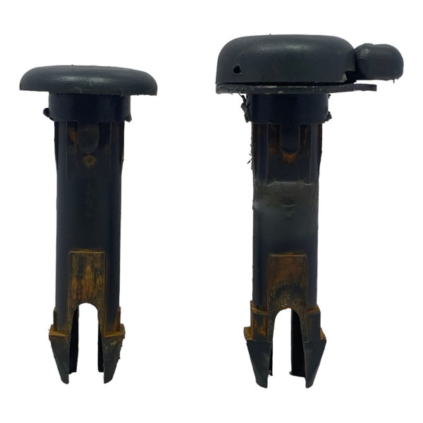 Par Guia Encosto Cabeça Dianteiro Passageiro Subaru Gc 1998 Preto