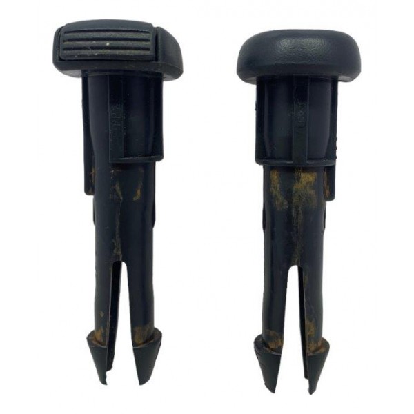 Par Guia Encosto Cabeça Traseiro Esquerdo  Tiida 1.8 08 Preto