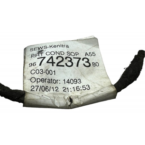 Chicote Porta Dianteira Esquerda Citroen Ds3 1.6 Thp 2013