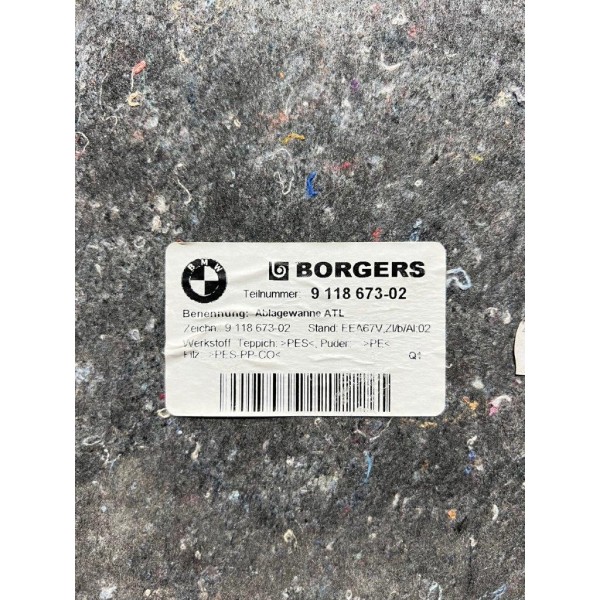 Forro Assoalho Porta Malas Kit Macaco Bmw 335i 3.0 2012