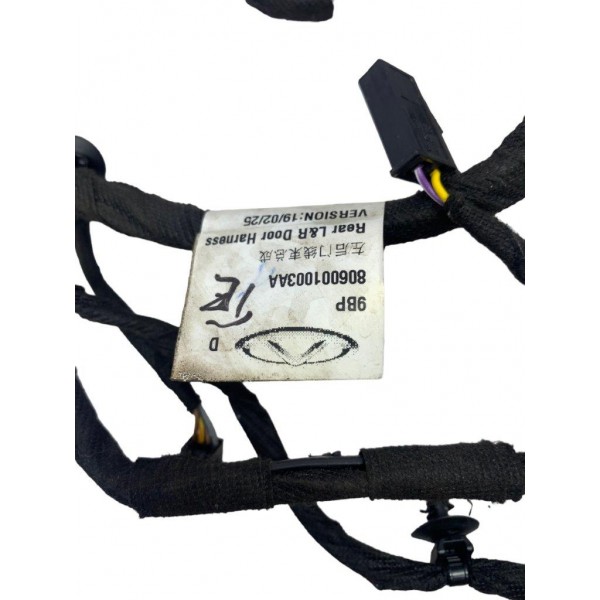 Chicote Porta Traseira Esquerda Chery Tiggo 8 Txs 1.6 2022