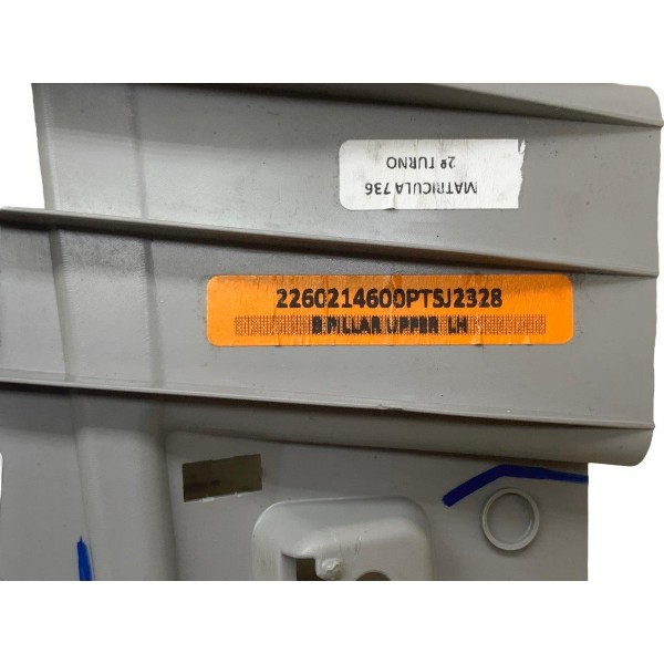 Acabamento Coluna Central Superior Esquerdo Toro 1.8 2019