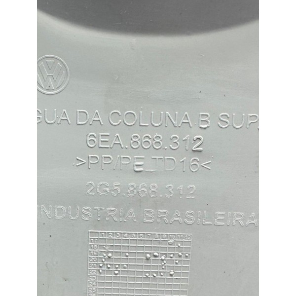 Acabamento Coluna Superior Central Esquerda Vw Polo 1.0 Tsi
