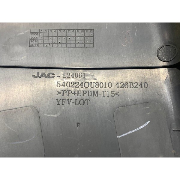 Acabamento Coluna Central Direita Jac J3 1.4 2012