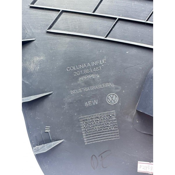 Acabamento Soleira Dianteira Esquerda Vw Polo 1.0 Tsi 2023