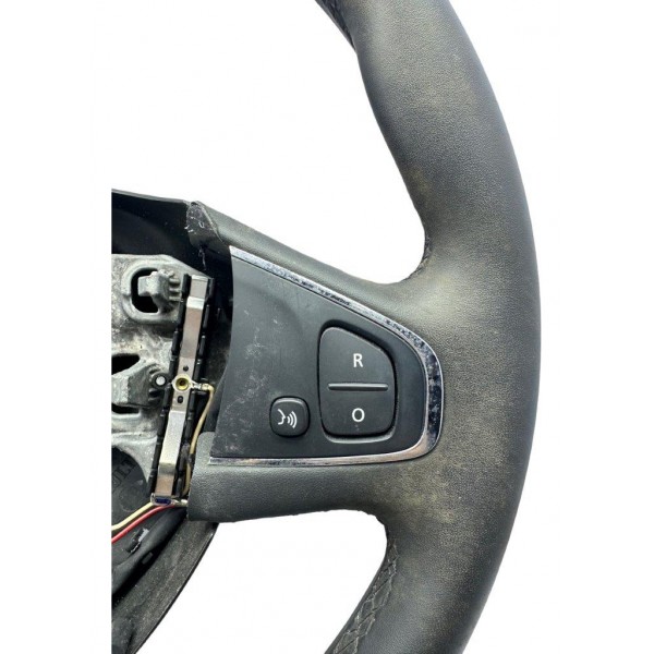 Volante Direção Comando Som Renault Captur 1.6 2021 Preto