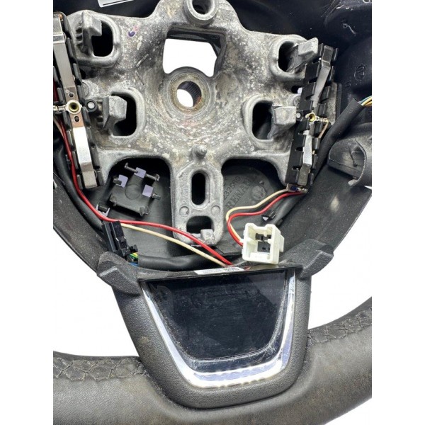 Volante Direção Comando Som Renault Captur 1.6 2021 Preto