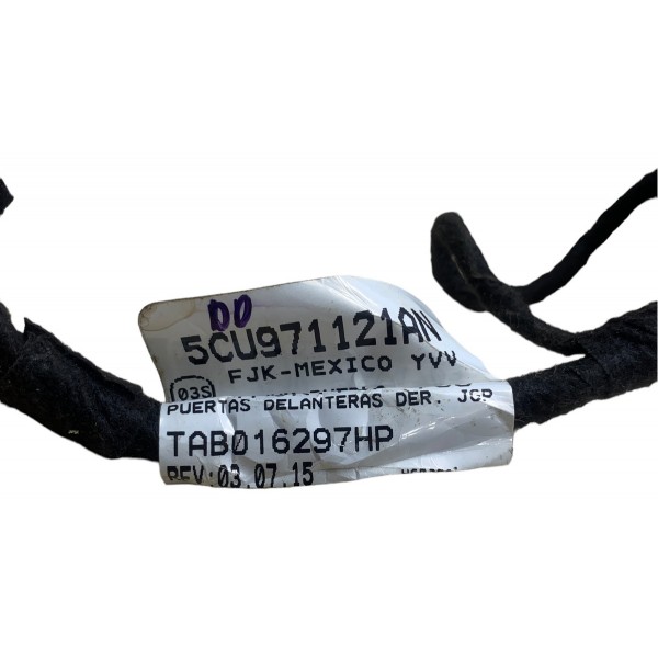 Chicote Porta  Dianteira Direita Vw Jetta 1.4 Tsi 2018