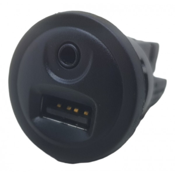 Entrada Usb Serieal Multimidia C3 Aircross 1.6 2016 Preto