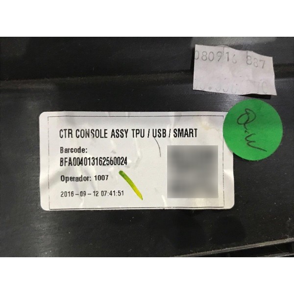 Acabamento Esquerdo Console Central Civic Touring 1.5 G10