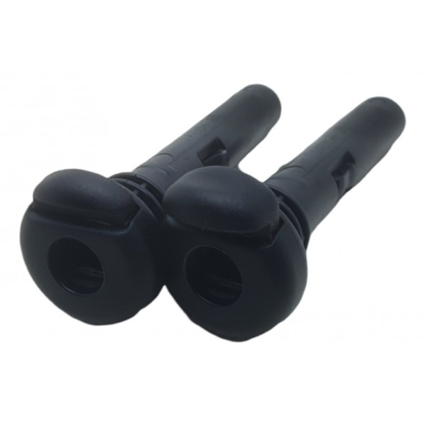 Par Guia Encosto Banco Traseiro Esquerdo Duster 1.6 2020 Preto