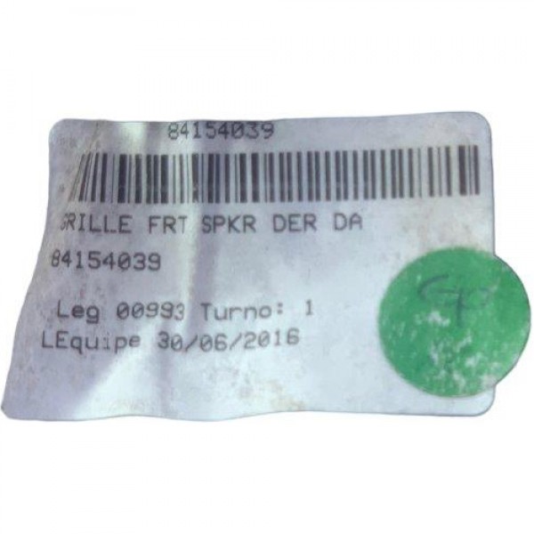 Tela Alto Falante Superior Painel Direito Cruze Hatch 1.4