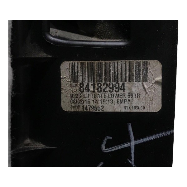 Acabamento Interno Tampa Porta Malas Cruze Hatch 1.4 17