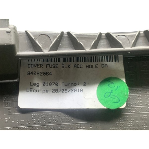 Acabamento Tampa Caixa Fusivel Interna Cruze Hatch 1.4 17