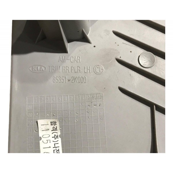 Acabamento Coluna Traseira Porta Malas Esquerdo Kia Soul 12