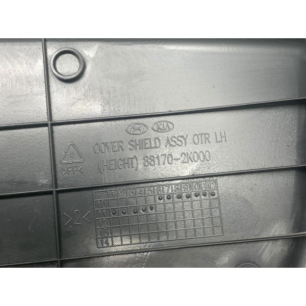 Acabamento Lateral Esquerdo Banco Motorista Kia Soul 1.6 12