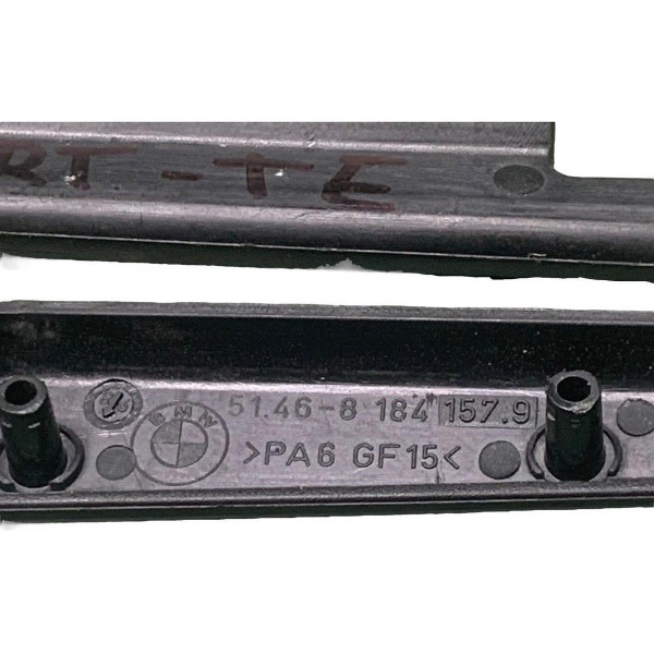 Acabamento Guia Cortina Vidro Traseiro Esquerdo Bmw 540i V8