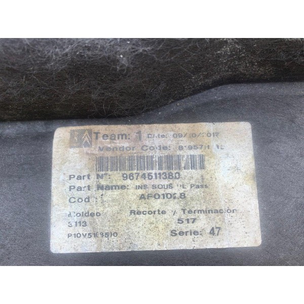 Acabamento Inferior Porta Luvas C4 Lounge 1.6 Thp 2018