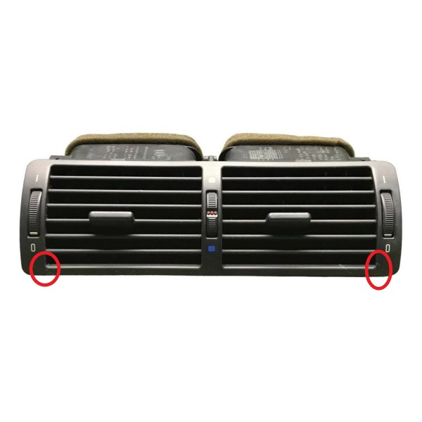 Par Difusor Ar Condicionado Central Bmw E39 540i 4.0 V8 1995