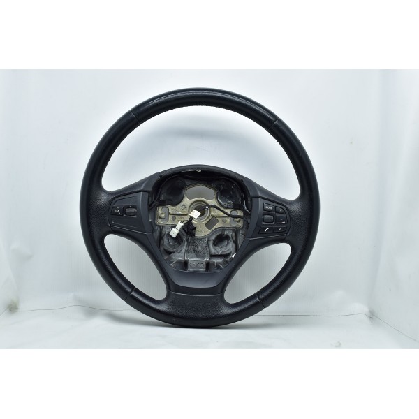 Volante Couro Com Comandos Bmw 320i 2.0 Turbo 2013 Preto