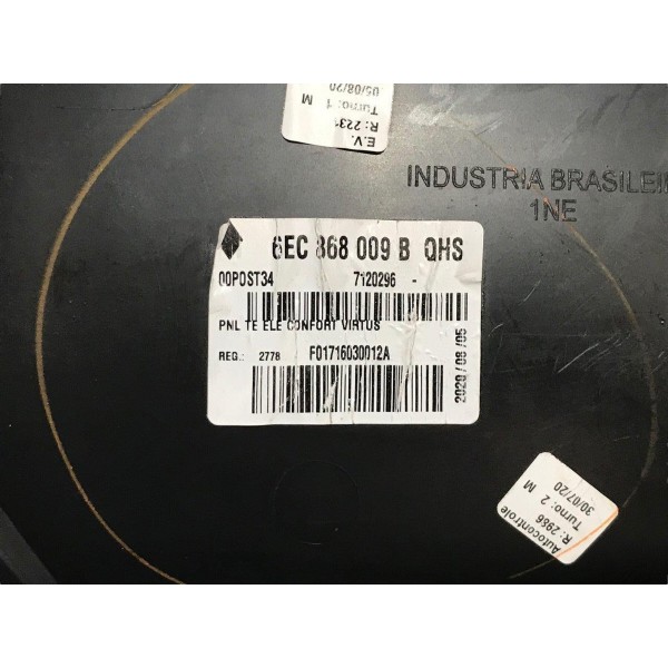 Forro De Porta Traseiro Esquerdo Vw Virtus Tsi 1.0 21