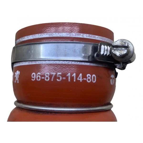 Mangueira Vermelha Intercooler Citroen Ds5 1.6 Thp 2014 Vermelho