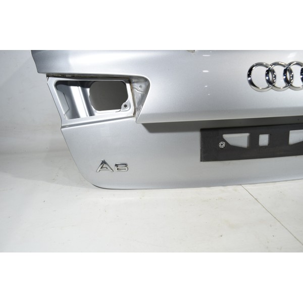 Tampa Traseira Porta Malas Audi A6 3.0 Tfsi 2014-descrição Prateado