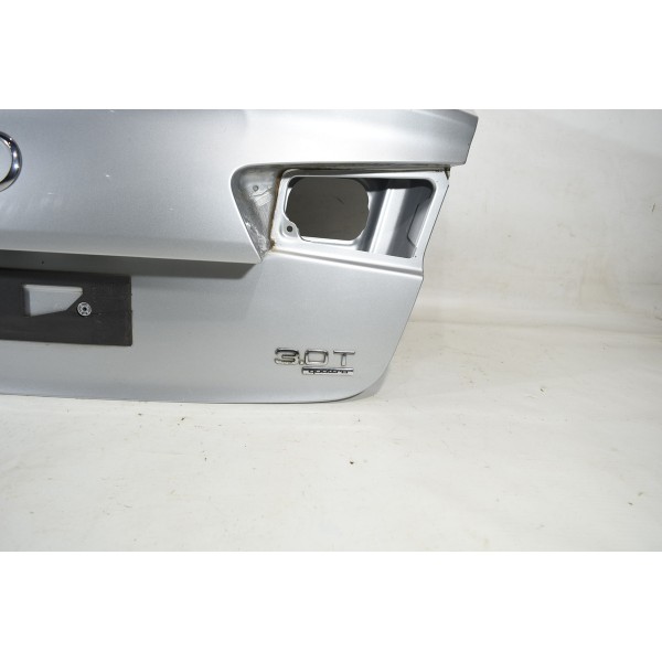 Tampa Traseira Porta Malas Audi A6 3.0 Tfsi 2014-descrição Prateado