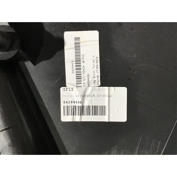 Forro Porta Dianteira Passageiro Gm Cruze Lt 1.4 2018