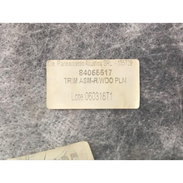 Tampão Superior Traseiro Gm Cruze Lt 1.4 Turbo Sedan 2018