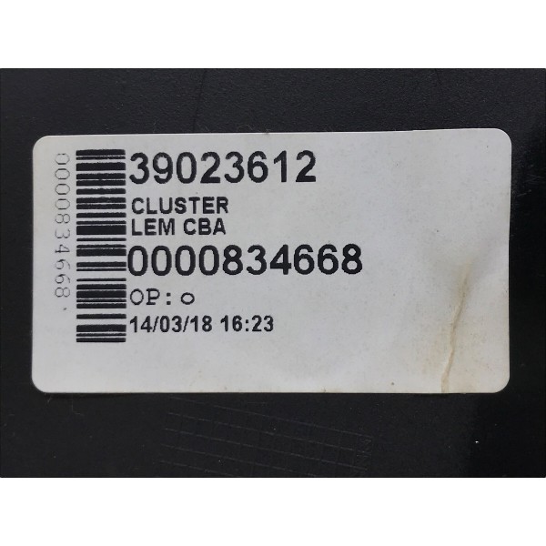 Acabamento Painel Instrumentos Gm Cruze Sedan 1.4 Turbo 2018