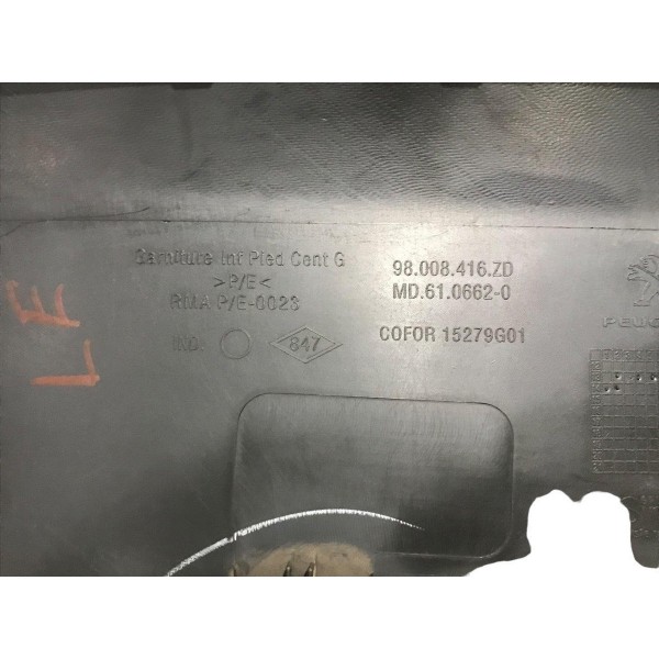 Acabamento Coluna Central Direita Peugeot 208 1.6 2014