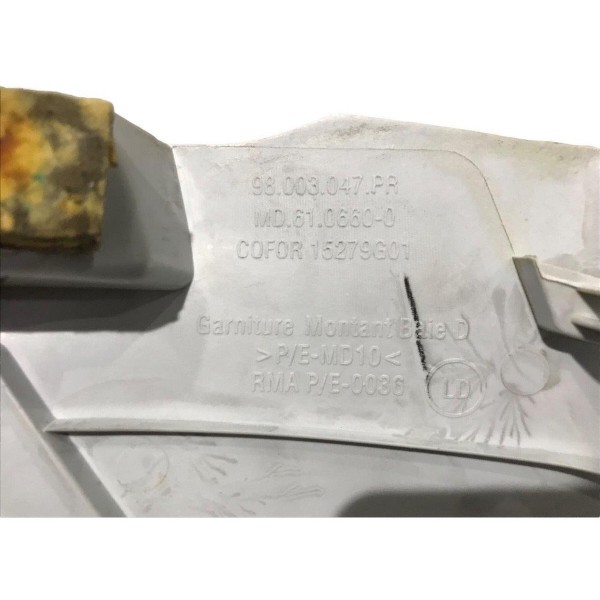 Moldura Interna Parabrisa Direita Peugeot 208 1.6 2014