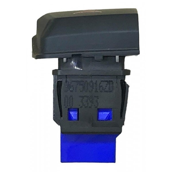 Botão Pisca Alerta Peugeot 208 1.6 2014 Preto