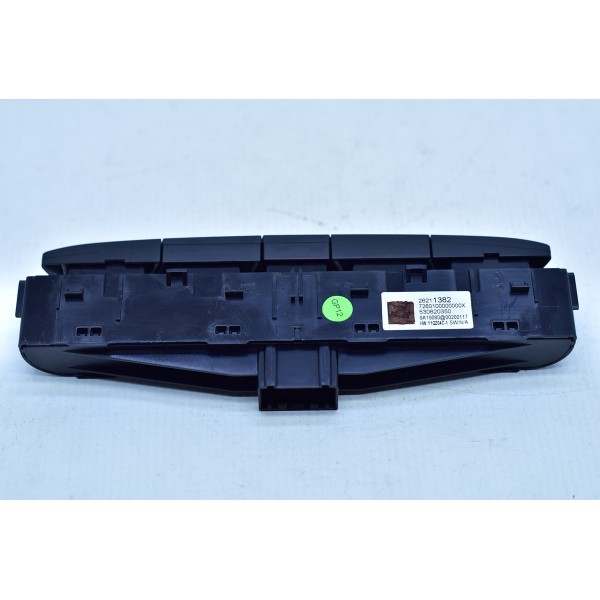 Botão Pisca Alerta Gm Onix Plus 1.0 Turbo 2020 Preto