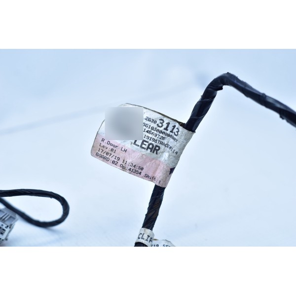 Chicote Porta Traseira Esquerda Gm Onix Plus 1.0  Turbo 2020