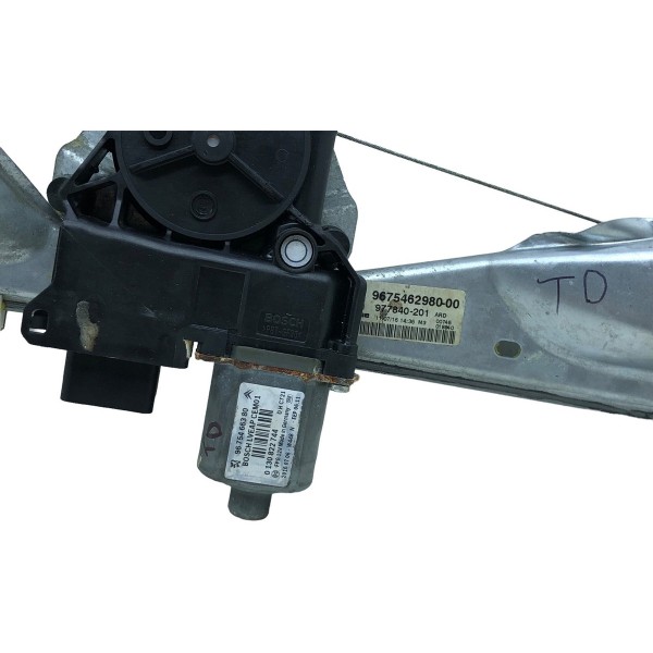 Maquina Vidro Porta Traseira Direita Peugeot 308 Thp 16
