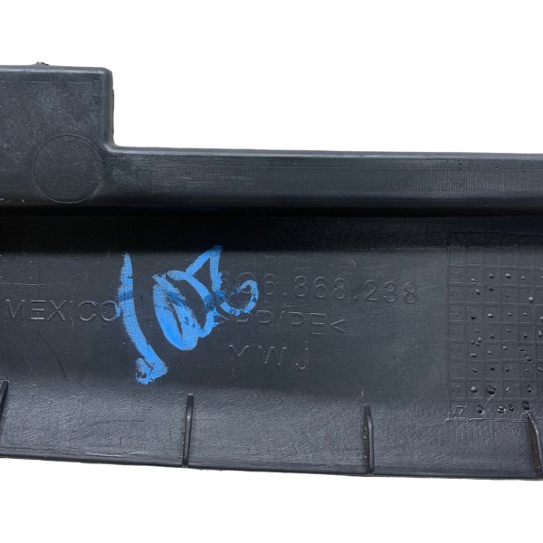 Acabamento Superior Soleira Dianteira Direita Jetta 1.4 Tsi Preto