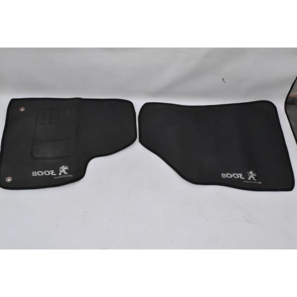 Jogo De Tapete Completo Peugeot 3008 1.6 2014 Preto
