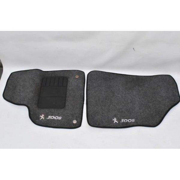 Jogo De Tapete Completo Peugeot 3008 1.6 2014 Preto