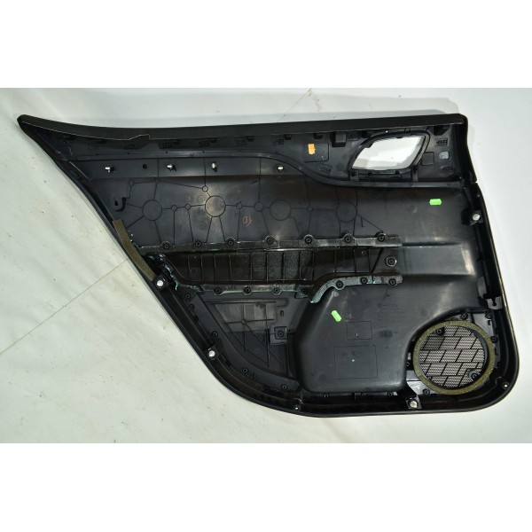 Forro Porta Traseiro Direito Citroen C4 Lounge 1.6 Thp 2014 Preto
