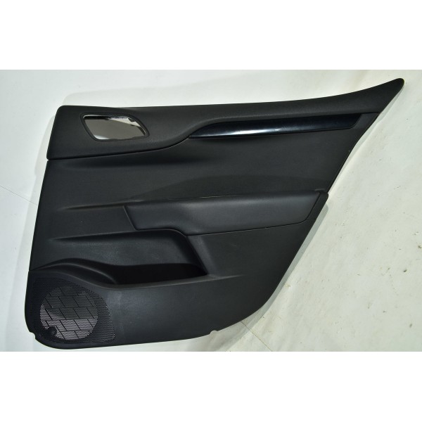 Forro Porta Traseiro Direito Citroen C4 Lounge 1.6 Thp 2014 Preto