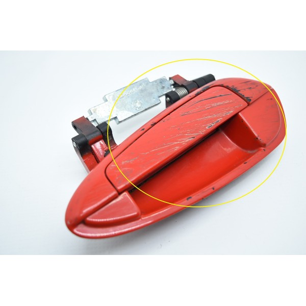 Maçaneta Externa Porta Traseira Esquerda Punto T-jet-descr. Vermelho