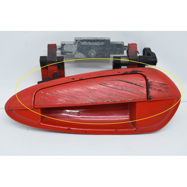 Maçaneta Externa Porta Traseira Esquerda Punto T-jet-descr. Vermelho