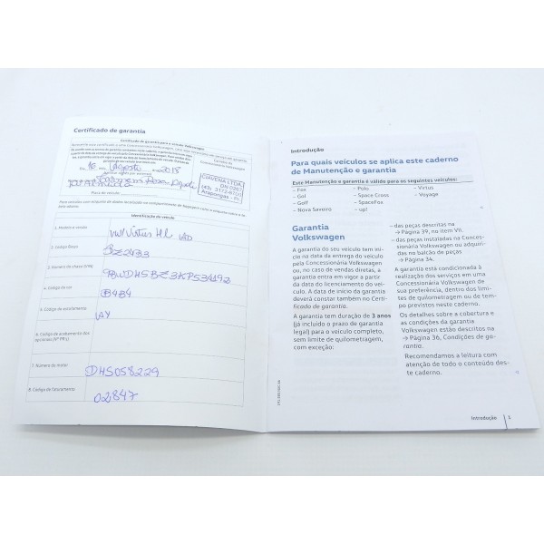 Manual De Revisão Vw Virtus Tsi 1.0 2019/2020