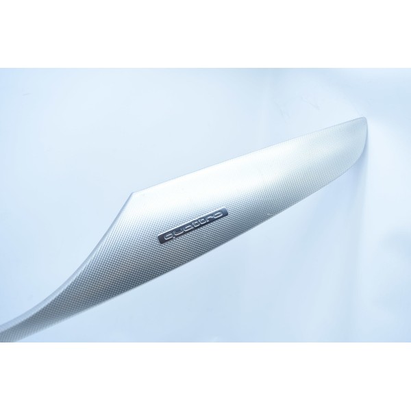 Moldura Prata Frontal Quattro Painel Passageiro Audi A6 3.0